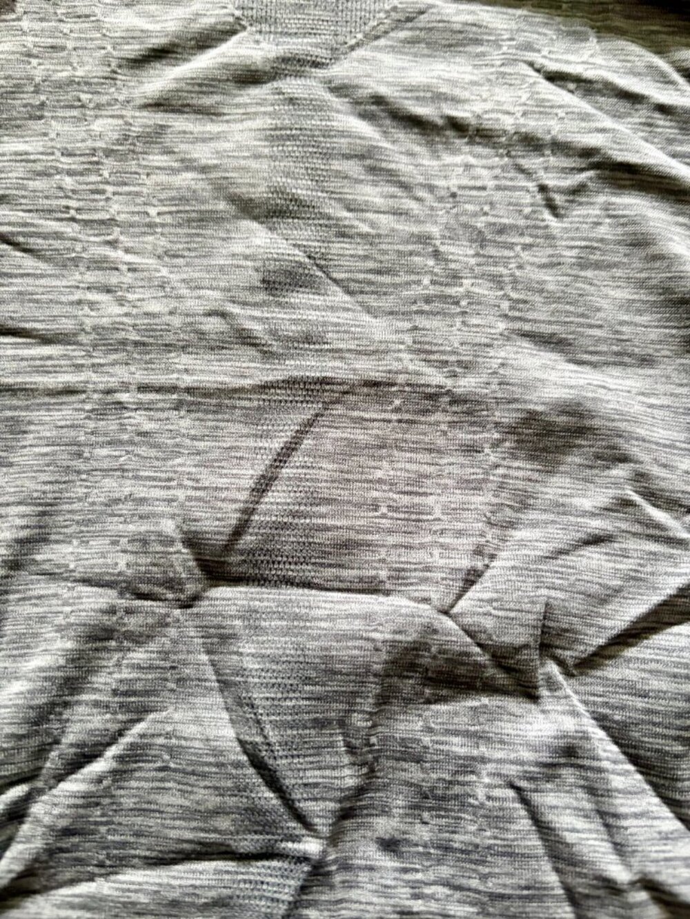 Athleta Grey Space Dye Ruched Racerback Tank - Picture 6 of 6